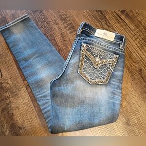 Miss Me "Hailey" Skinny Women's Jeans Size 29 New (No Tags) Embellishments